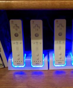 Kulannder Wii Remote Battery Charger(Free USB Wall Charger+Lengthened Cord) Dual Charging Station Dock with Two Rechargeable Capacity Increased Batteries for Wii/Wii U Game Remote Controller (White) 33 71DzqgbU2iL