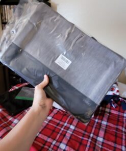 Ytonet Laptop Case, 15.6 inch TSA Laptop Sleeve Water Resistant Durable Computer Laptop Carrying Case Compatible for Lenovo, HP, Dell, Asus Notebook, Gifts for Men Women, Grey 15-15.6 in 54 71E WRpLAYL