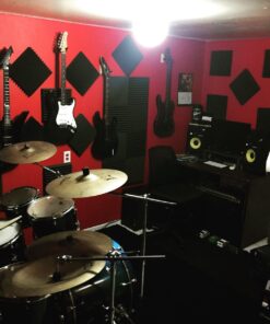 AK TRADING 48 Pack- Acoustic Panels Studio Soundproofing Foam Wedges 2" X 12" X 12" 17 71E0XrdrBNL