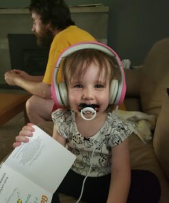 NENOS Children Kids Children's Volume Limited Headphones for Kids Foldable (Pink) Pink 28 71E1wjpwUPL