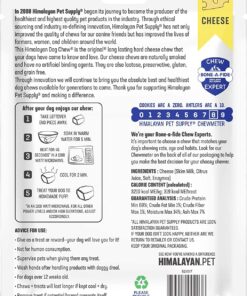 Himalayan Dog Chew Original Yak Cheese Dog Chews, 100% Natural, Long Lasting, Gluten Free, Healthy & Safe Dog Treats, Lactose & Grain Free, Protein Rich, Mixed Sizes, Dogs 65 Lbs & Smaller Yak Cheese - 3 sticks 3 Count (Pack of 1) 27 71E2U3ZEf9L 1