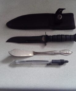 NEW!!! 7.5" MILITARY TACTICAL COMBAT KNIFE w/ SHEATH 13 71E4Rg n0L