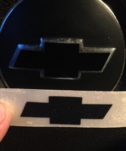 Reflective Concepts Steering Wheel Bowtie Overlay Decal Fits 2007-2013 Silverado - (Color: Gloss Black) 2007-2013 Silverado ONLY 42 71E5 HpQ5UL