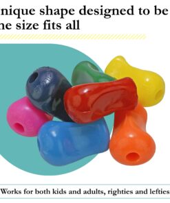 Alternative view of The Pencil Grip Original Pencil Gripper, Universal Ergonomic Writing Aid For Righties And Lefties, Colorful Pencil Grippers, Assorted Colors, 6 Count - TPG-11106