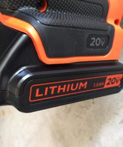 BLACK+DECKER 20V MAX Cordless Hedge Trimmer with Power Command Powercut, 22-Inch (LHT321FF) 20V Hedge Trimmer Kit 24 71E59wJDdAL