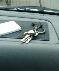 Bestwishes2u Grid-slip mats,Extra Large 27 x 15cm Magic Anti-Slip Non-Slip Mat Car Dashboard Sticky Pad Adhesive Mat for Cell Phone, CD, Electronic Devices, iPhone, Black 11 71E5hmJ8KL