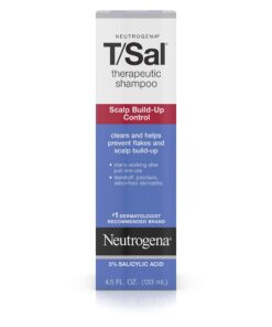 Neutrogena T/Sal Therapeutic Shampoo, Scalp Build-Up Control 4.5 oz, 130 fl oz 4.5 Fl Oz (Pack of 1) 19 71E5ldBitL