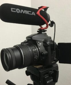 comica CVM-V30 LITE Video Microphone,Super-Cardioid Condenser On-Camera Shotgun Microphone for Canon Nikon Sony Panasonic DSLR Cameras,Mic for iPhone Android Smartphone with 3.5mm Jack(Red) Red 28 71E6Fr7nt9L