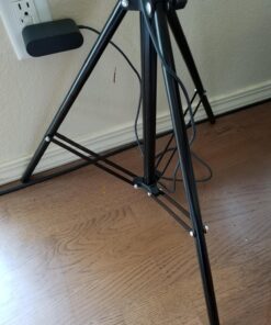 Skywin VR Tripod Stand - 2 Pack, HTC Vive Compatible Sensor Stand and Base Station for Vive Sensors or Oculus Rift Constellation (Black) Black 33 71E6R9qZDL