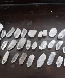 JIC Gem 2 lbs Natural Clear Quartz Crystal Point 2inch Big Size About 20pcs up for Healing and Gift Use 2 Pound (Pack of 1) 44 71E6XzHozBL
