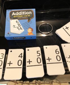 Star Right Education Addition Flash Cards, 0-12 (All Facts, 169 Cards) with 2 Rings - Addition Flashcards 169 Addition Flash Cards 22 71E6arHq9zL