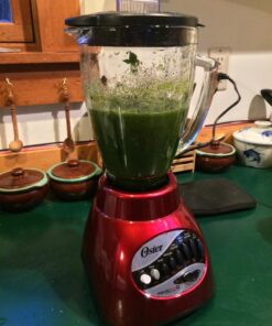 Oster 6844 6-Cup Glass Jar 12-Speed Blender, Metallic Red Metaliic Red 17 71E6rYerMPL