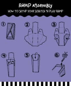 Petmate FAT CAT Big Mama's Scratch 'n Play Ramp Reversible Cardboard Toy 22 71E73jIBPyL