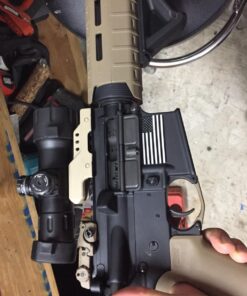 Pair - American Flags Black Ops Stealthy Vinyl Decals | Stickers AR-15 AR15 Lower, Helmets, Hard Hats, Tool Box Motorcycle Normal 15 71E7eVWEDRL