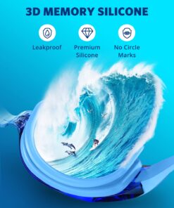 Aegend Swim Goggles, Swimming Goggles No Leaking Full Protection Adult Men Women Youth Blue Hawaii 26 71E7ww5IGnL