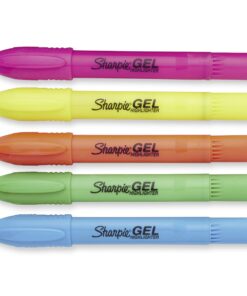 Alternative view of SHARPIE Gel Highlighters, Bullet Tip, Assorted Colors, 5 Count 5-Count Standard Packaging