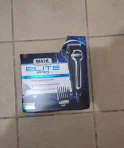 Wahl USA Elite Pro High-Performance Corded Home Haircut & Grooming Kit for Men – Electric Hair Clipper – Model 79602M Black 67 71E8RQen6RL