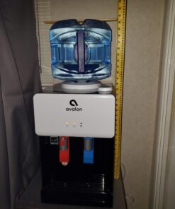 Avalon Premium Hot/Cold Top Loading Countertop Water Cooler Dispenser With Child Safety Lock. UL Listed- White countertop white 33 71E9mrZABGL