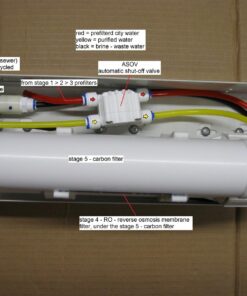 iSpring RCC7, NSF Certified, High Capacity Under Sink 5-Stage Reverse Osmosis Drinking Filtration System, 75 GPD, Brushed Nickel Faucet 40 71EA20sqneL