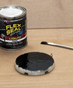 Flex Seal Liquid, 16 oz, Black, Liquid Rubber Coating Sealant, Waterproof, Flexible, Breathable, and UV Resistant, Roof Repair, Basements, RV, Campers, Trailers, Marine, EPDM, Masonry 30 71EADcTu9qL