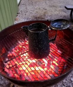 Granite Ware 3 Qt Coffee Boiler. Enameled Steel 12 cups capacity. Perfect for camping, Heat Coffee, Tea and Water directly on stove or fire. 46 71EAVhcXgUL