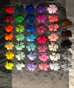Mybigqueen 40Pcs 3'' Baby Hair Bows For Girls Grosgrain Boutique bow Clips For Teens Toddlers Kids Children infants 34 71EB1R4jpqL