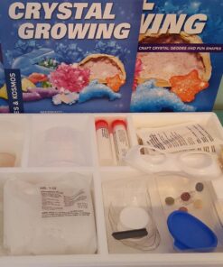 Thames & Kosmos Crystal Growing Science Kit Grow Over A Dozen Crystals with 15 Experiments, Includes Storage Case & 32 Page Color Laboratory Manual Crystal Growing Original 33 71EB80gwQ4L