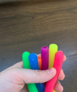 BUNMO Super Sensory Stretchy Strings 6pk | Calming & Textured Monkey Stretch Noodles | Sensory Toys for Autistic Children | Stress Relief & Anxiety Toys for Kids | Hours of Fun for Kids (Smooth) 6pk Smooth 31 71EBS3sxMmL