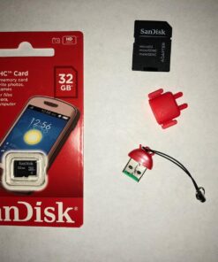 Sandisk 32GB Class 4 MicroSDHC MicroSD C4 TF Flash Memory Card with SD Adapter and USB SD Card Reader/Writer #R13 (Bulk Packaged) 5 71EBTfLRgVL