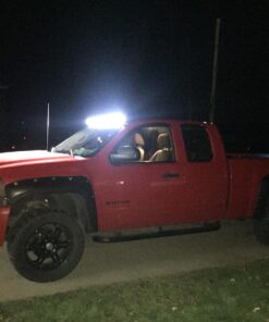 LEDKINGDOMUS Led Light Bar 300W 52 inches Curved Light Bar & 2pc 4 inches 18W Flood Light Pods & Switch Wiring Harness Compatible for Jeep, Pickup, Truck, Car, ATV, 4x4, 4WD, Off Road Driving Light 52inch + 4inch Pods + Wiring Harness Black 47 71EBvUw5wDL