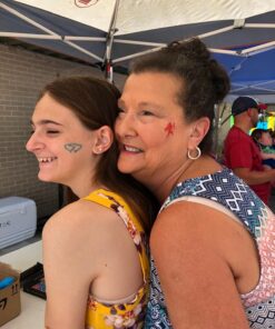 Face Paint Stencil Stickers for Painting Kit (104 Pieces) Thick Tattoo Stencil - Soft, Pliable and Easy to Stick Down and Reuse - Great for Birthdays, Sleepovers, School Carnivals, or Fundraisers 35 71EEsRawBKL