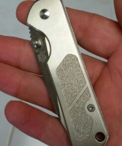 Sanrenmu 7010 Folding Pocket Knife EDC Knife 12C27 Blade Frame Lock Stainless Steel Handle with Clip 40 71EFefVCl1L