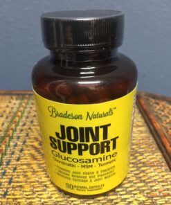 Bradeson Naturals Joint Supplement with Glucosamine Chondroitin Turmeric MSM Boswellia Bromelain & Quercetin.Promotes Joint Health. 90 Capsules. Made in USA 34 71EGiUMwBL