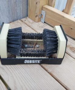 Jobsite The Original Boot Scrubber - All Weather Industrial Shoe Cleaner & Scraper Brush 1 Pack 32 71EGywp0n L