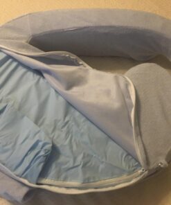 My Brest Friend Nursing Pillow Waterproof Slipcover – Machine Washable Breastfeeding Cushion Cover - Pillow not Included,Vinyl, Blue 18 71EHaP7RsbL