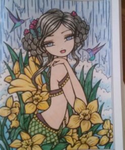 Mermaids, Fairies, & Other Girls of Whimsy Coloring Book: 50 Fan Favs 66 71EHcosGL