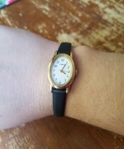 Timex Women's T21912 Cavatina Black/Gold-Tone 50 71EHvgljcHL