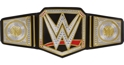 WWE Championship Role Play Kids Title Belt, Authentic Styling with Adjustable Belt Ages 6 Years Old & Up (Amazon Exclusive) Frustration-Free Packaging