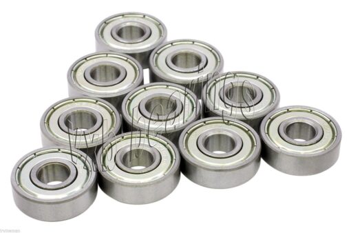 Bearing 608ZZ Shielded 8x22x7 Miniature Ball Bearings(Pack of 10)