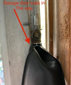 M-D Building Products 87668 18-Feet Universal Aluminum and Rubber Garage Door Bottom, Black 52 71EKYvfYgL