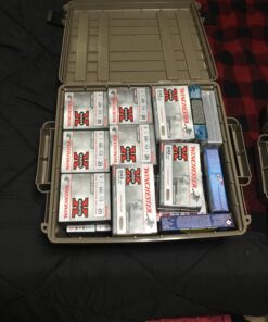 MTM ACR8-72 Ammo Crate Utility Box | Ammo, Survival or Hunting Gear Storage | O-Ring Seal for Water Resistant Dry Storage | Double Padlock tapped for Security | Carries 85lbs of Gear | Dark Earth 53 71ELU9qzVRL