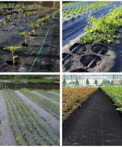 Premium 5oz Pro Garden Weed Barrier Landscape Fabric by ECOgardener - Durable & Heavy-Duty Weed Block Gardening Mat, Easy Setup & Superior Weed Control, Eco-Friendly & Convenient Design, 4ft x 50ft 5oz - 4ft x 50ft 16 71EMrboJHFL