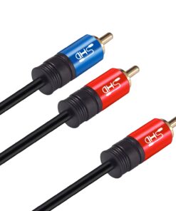 SHD RCA to 2RCA Subwoofer Cable Audio Cable 2RCA to 1RCA Bi-Directional RCA Y Adapter Premium Sound Quality Dual Shielded with Gold Plated Connectors-10Feet 10Feet 10 71EN7k2jiJL