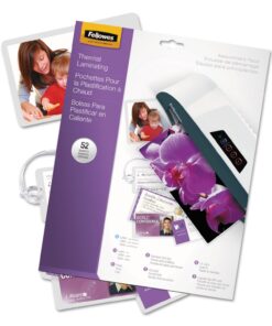 FEL5208401 - Fellowes Laminating Pouch Starter Kit, 52 Pack