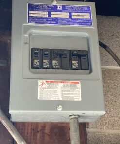 Square D by Schneider Electric HOM612L100SCP Homeline 100 Amp 6-Space 12-Circuit Indoor Surface, No Size, No Color ELECTRICAL_BOARD Load Center 23 71EP5vUWC2L