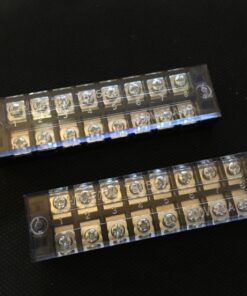 Uxcell a10073000ux0031 2 Pcs 8 Position Double Row Screw Terminal Covered Barrier Strip 600V 25A 7 71EPUsnd0oL