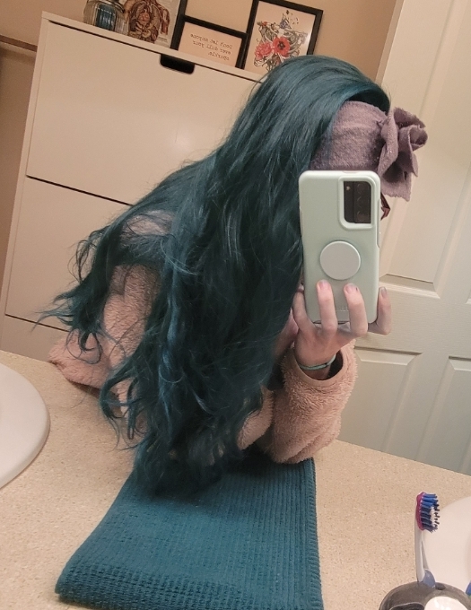 MANIC PANIC Enchanted Forest Green Hair Dye – Classic High Voltage - Semi Permanent Deep Teal Green Hair Color With Blue Undertones - Vegan, PPD & Ammonia Free (4oz) 4 Fl Oz (Pack of 1) 17 MANIC PANIC Enchanted Forest Green Hair Dye – Classic High Voltage - Semi Permanent Deep Teal Green Hair Color With Blue Undertones - Vegan, PPD & Ammonia Free (4oz) 4 Fl Oz (Pack of 1) - Image 17