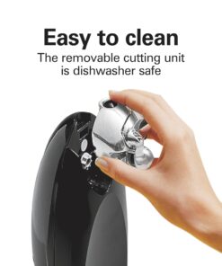 Hamilton Beach Electric Automatic Can Opener with Auto Shutoff, Knife Sharpener, Cord Storage, and SureCut Patented Technology, Extra Tall, Black 22 71EQ4abR9WL