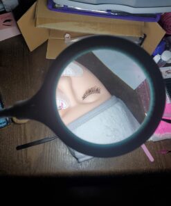 Brightech LightView Flex Magnifying Desk Lamp, 1.75X Light Magnifier, Adjustable Magnifying Glass with Light for Crafts, Reading, Close Work White 38 71ERVAdH2bL