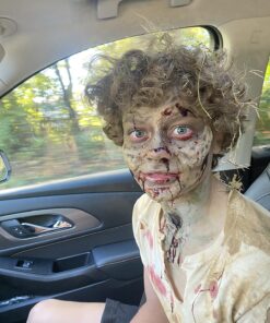 Mehron Makeup 3-D Gel | Gelatin Special Effects Makeup | Halloween FX Makeup & Scarring Gel | Fake Skin for Stage, Screen, Theater, Cosplay, and Halloween (2 oz) (Fleshtone) 2 Ounce (Pack of 1) Fleshtone 32 71ERqEGANgL 3